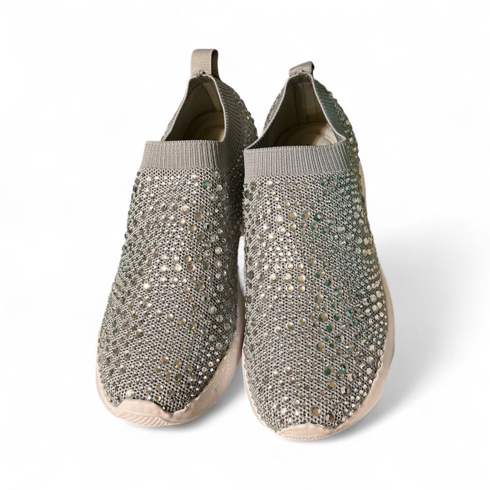 Lauren Lorraine Carry Crystal Sneakers Slip On Women's Size 7 - Picture 16 of 16